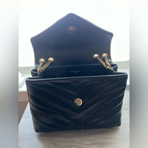 Saint Laurent Loulou (small, matelassé, black) - Picture 4 of 8